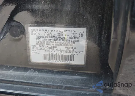 2014 Nissan Versa 1.6 Sv из США, поврежденный, VIN 3N1CN7AP6EL810040